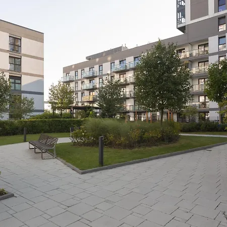 アパート Rondo Wiatraczna Deluxe By Bookinghost ワルシャワ